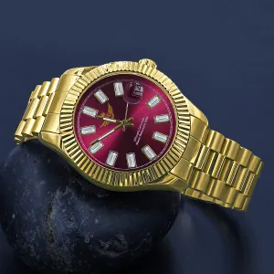 COSMIC STEEL AUTOMATIC CZ WATCH | 562866