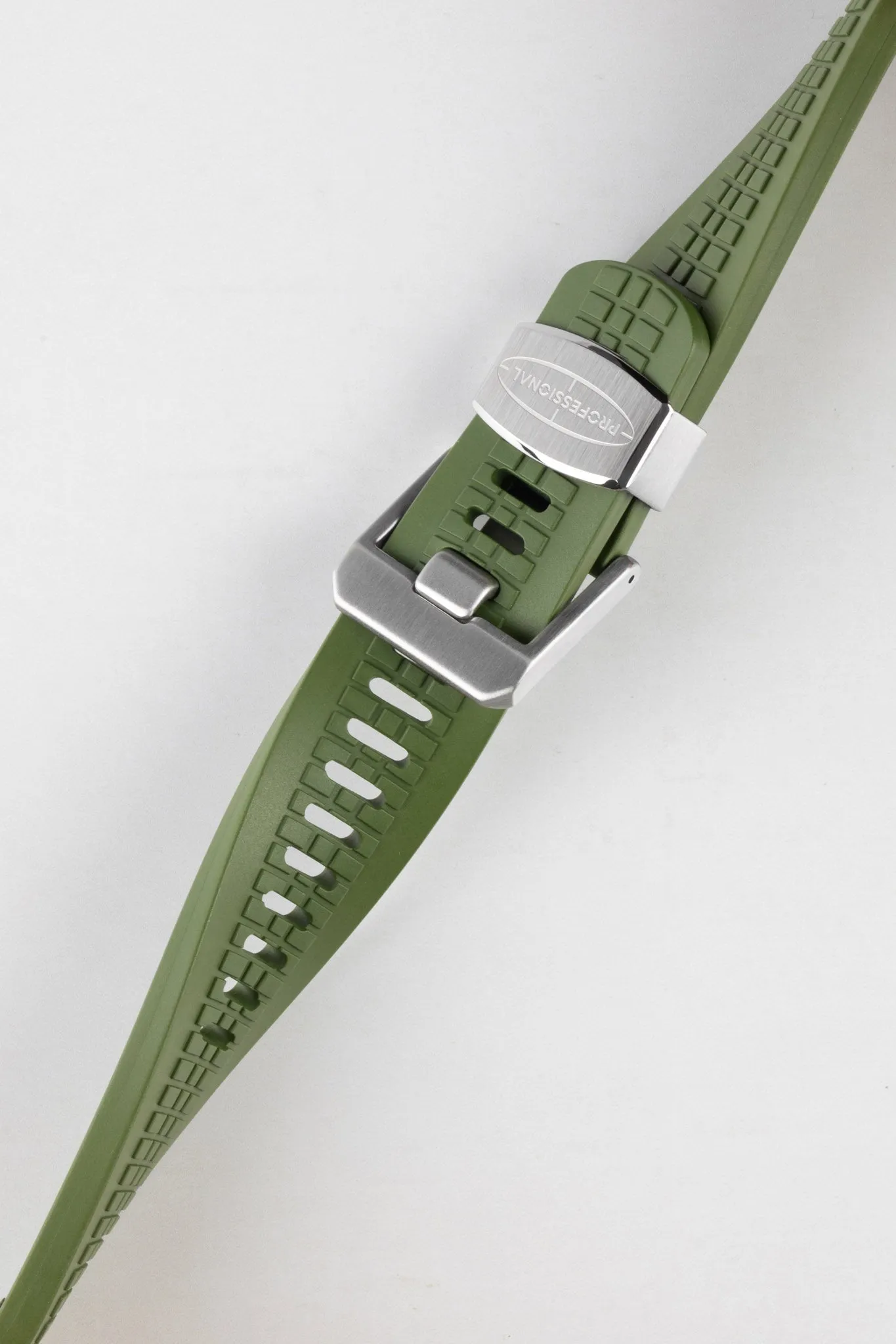 CRAFTER BLUE CB12 'Aquanaut' Rubber Watch Strap for Seiko Turtle – GREEN