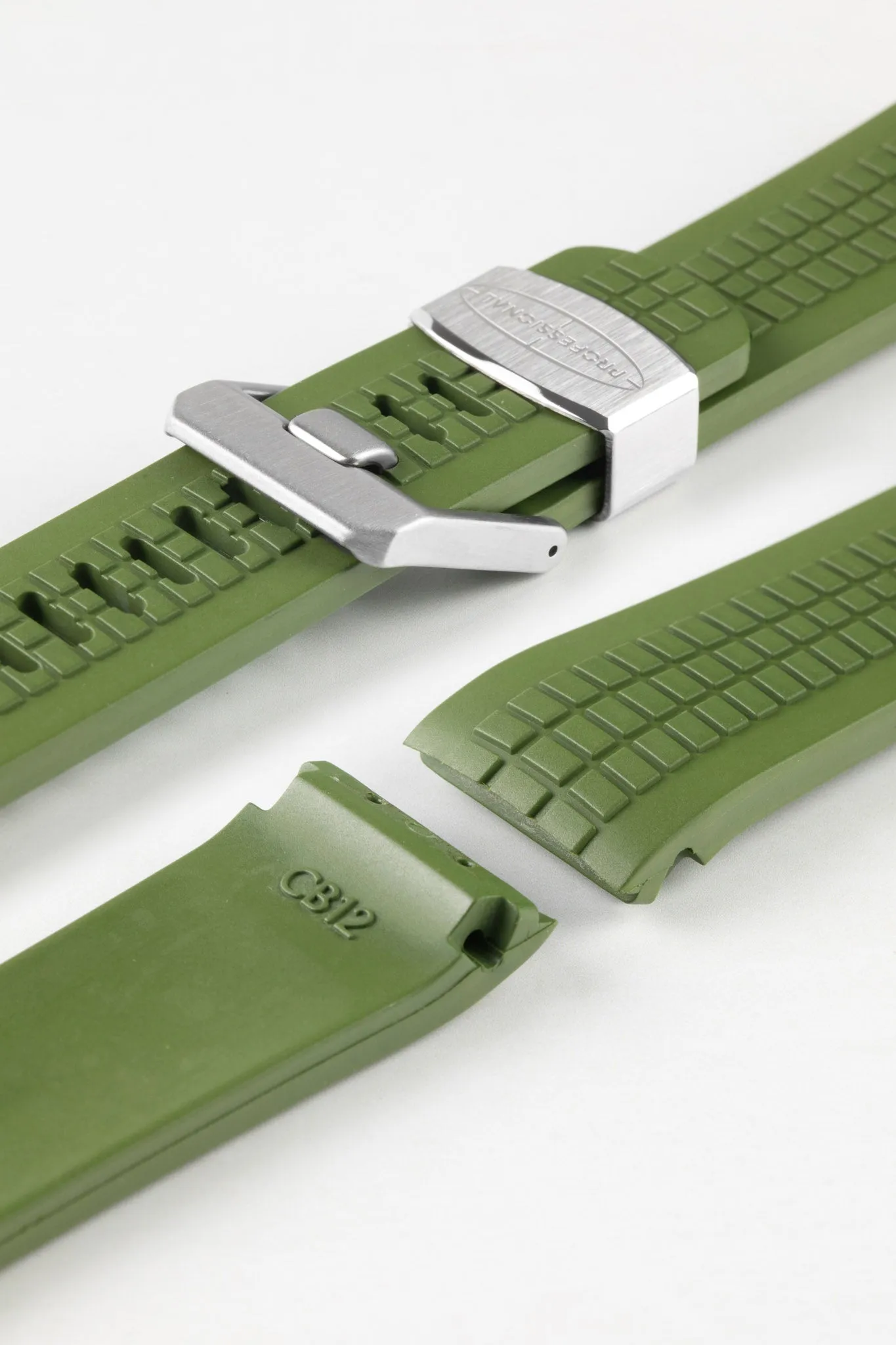 CRAFTER BLUE CB12 'Aquanaut' Rubber Watch Strap for Seiko Turtle – GREEN