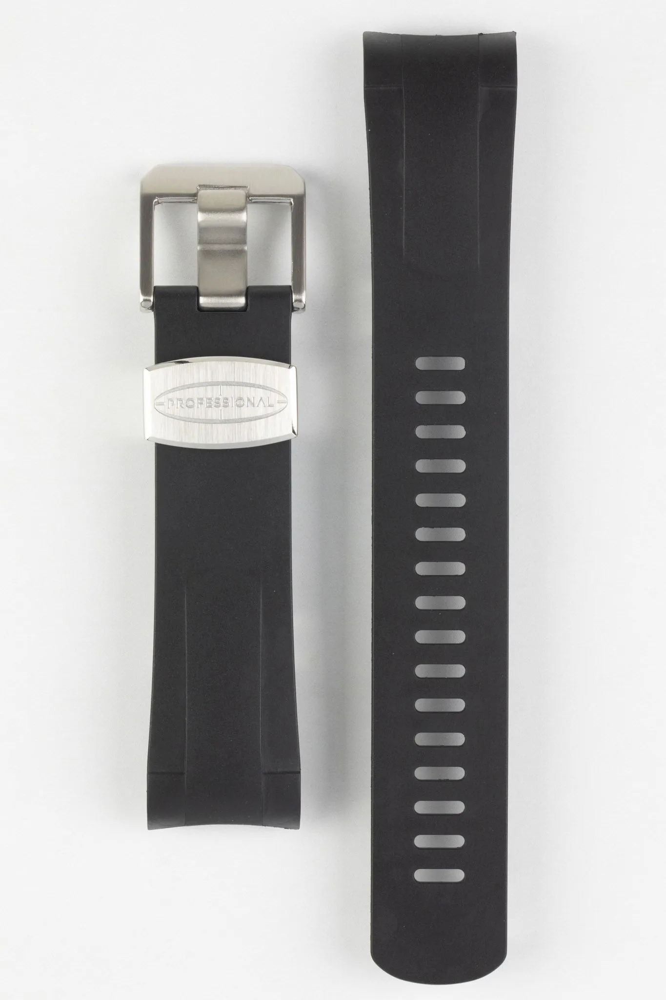 CRAFTER BLUE TD02 Rubber Watch Strap for Tudor Pelagos Series – BLACK
