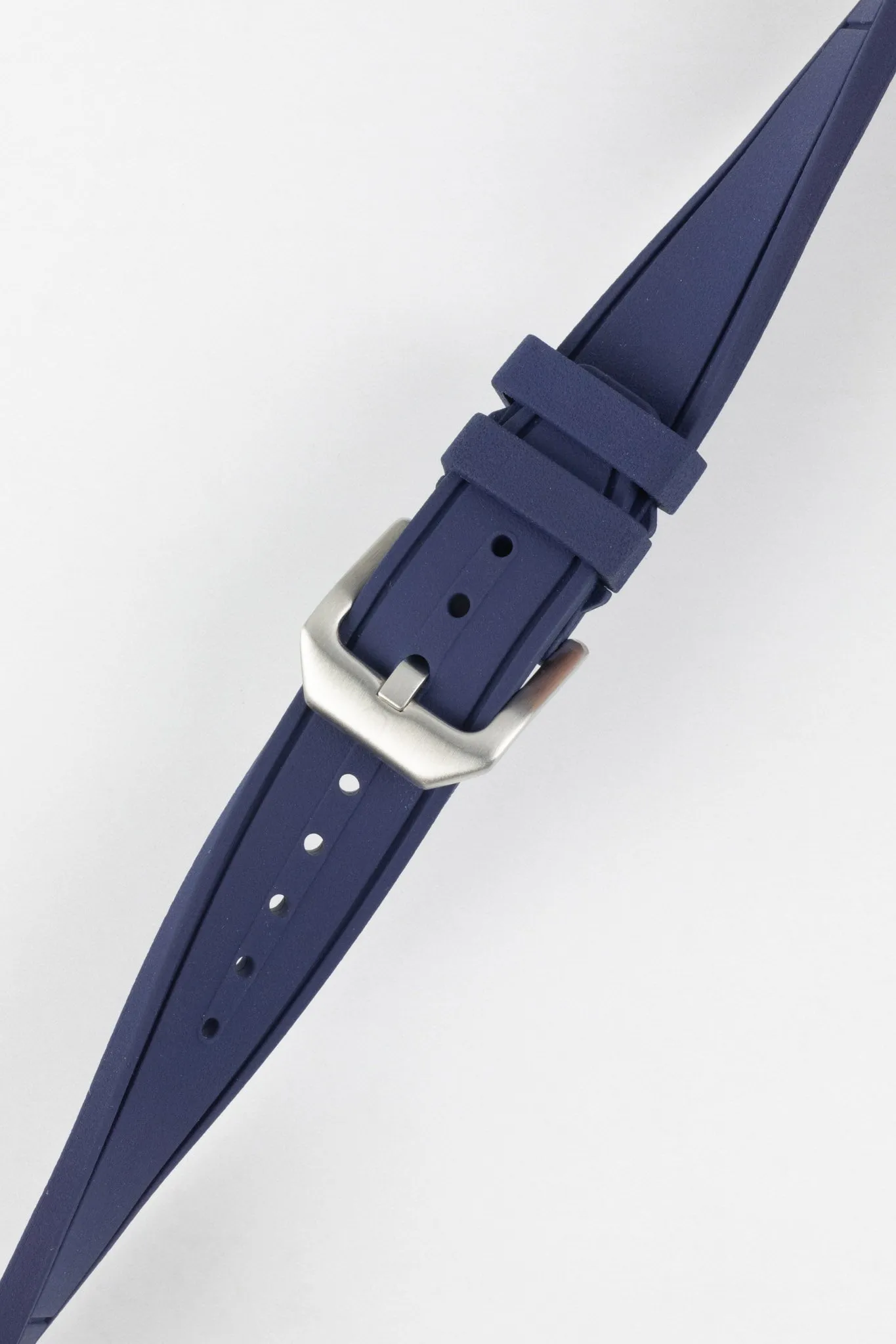 CRAFTER BLUE UX07 Navy FKM Rubber Watch Strap