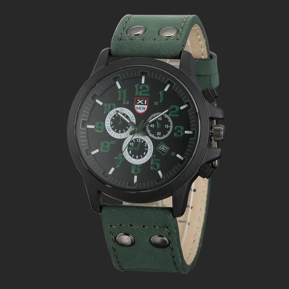 Creative Vintage Classic Watches Men Daily Life Waterproof Strap Sport Army Quartz-watch Casual Charm Watch