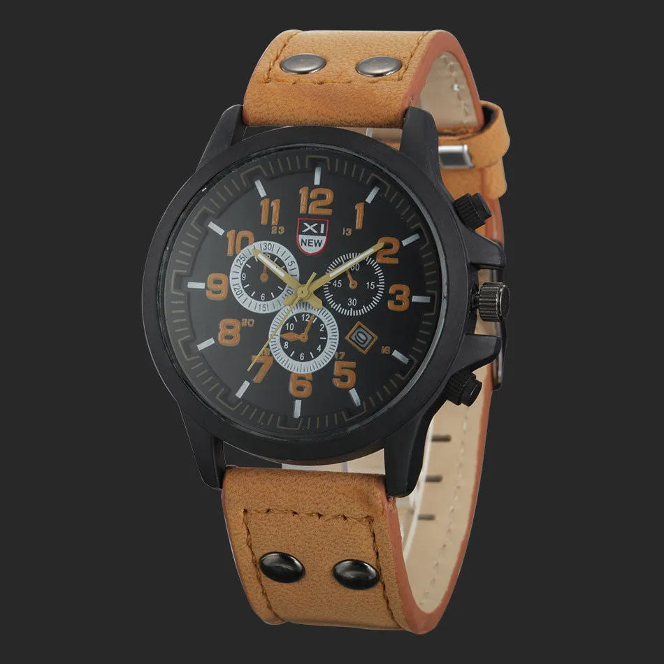 Creative Vintage Classic Watches Men Daily Life Waterproof Strap Sport Army Quartz-watch Casual Charm Watch