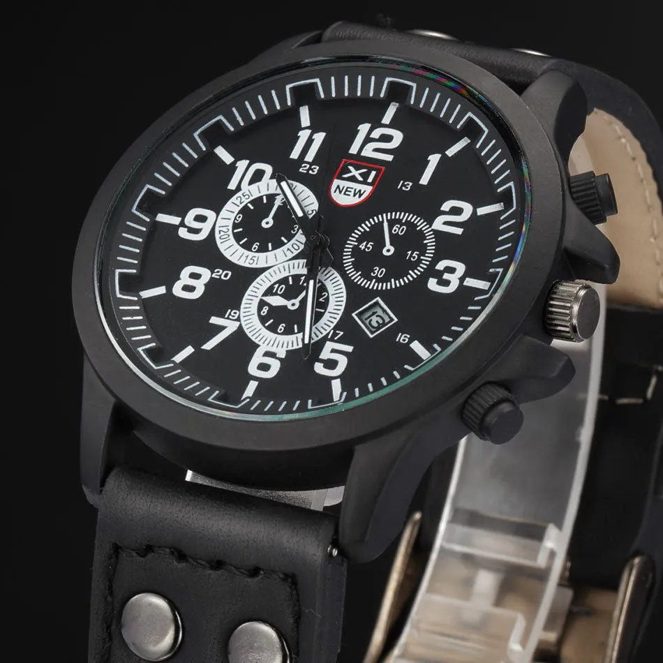 Creative Vintage Classic Watches Men Daily Life Waterproof Strap Sport Army Quartz-watch Casual Charm Watch
