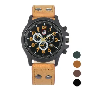 Creative Vintage Classic Watches Men Daily Life Waterproof Strap Sport Army Quartz-watch Casual Charm Watch