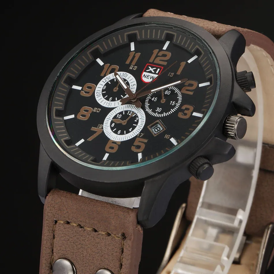 Creative Vintage Classic Watches Men Daily Life Waterproof Strap Sport Army Quartz-watch Casual Charm Watch