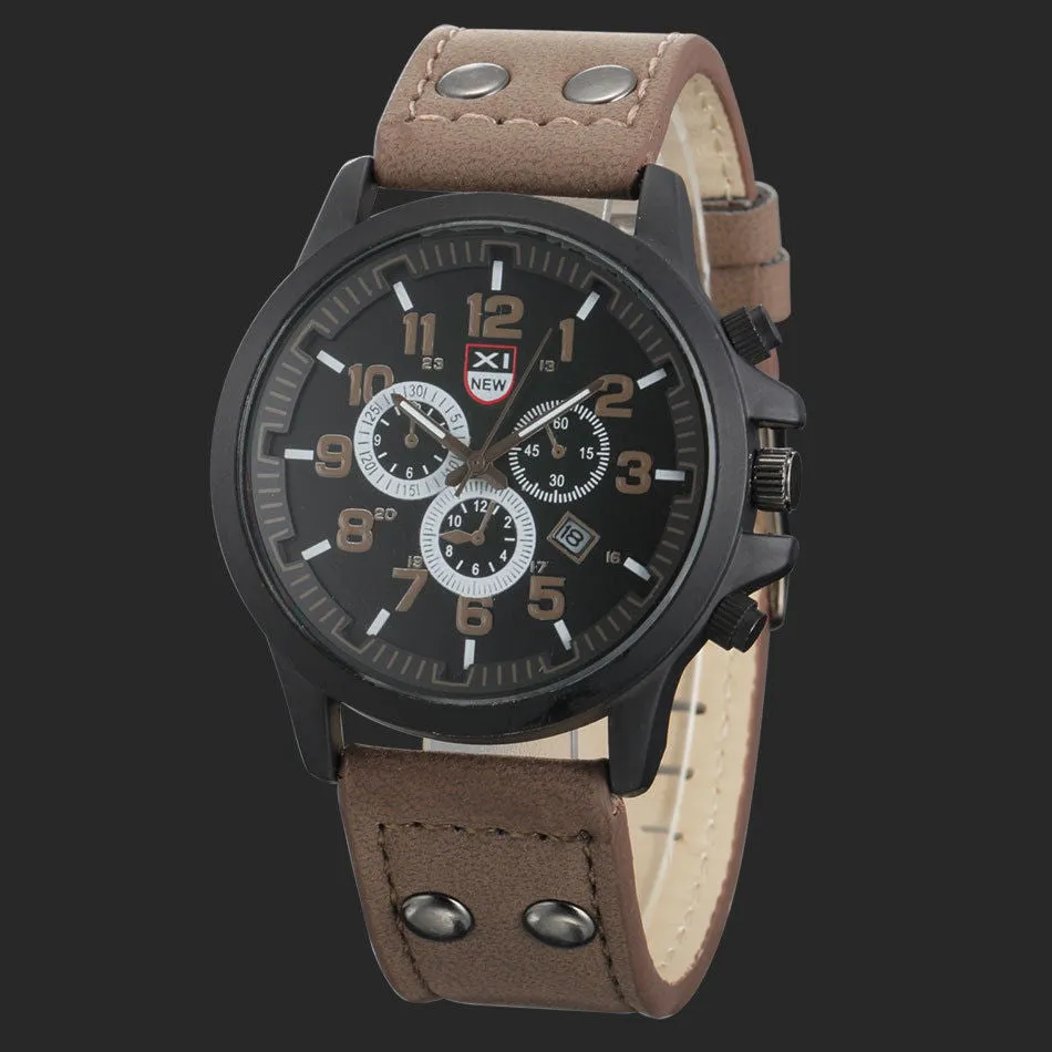 Creative Vintage Classic Watches Men Daily Life Waterproof Strap Sport Army Quartz-watch Casual Charm Watch