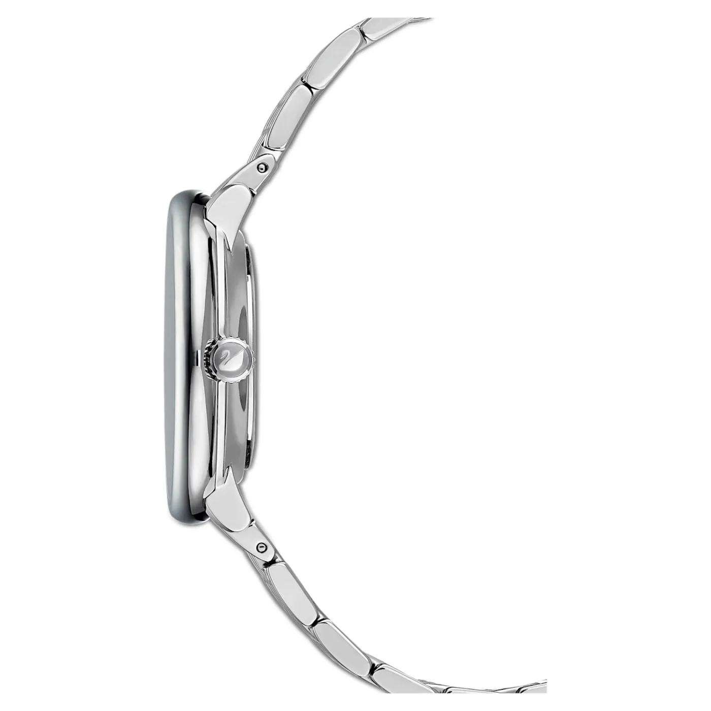 Crystalline Chic watch Swiss Made, Metal bracelet, Silver tone, Stainless steel 5544583