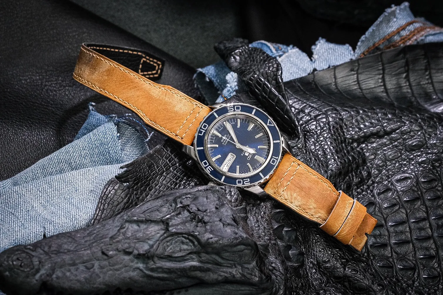 Custom vintage baseball glove  leather strap HDCA40