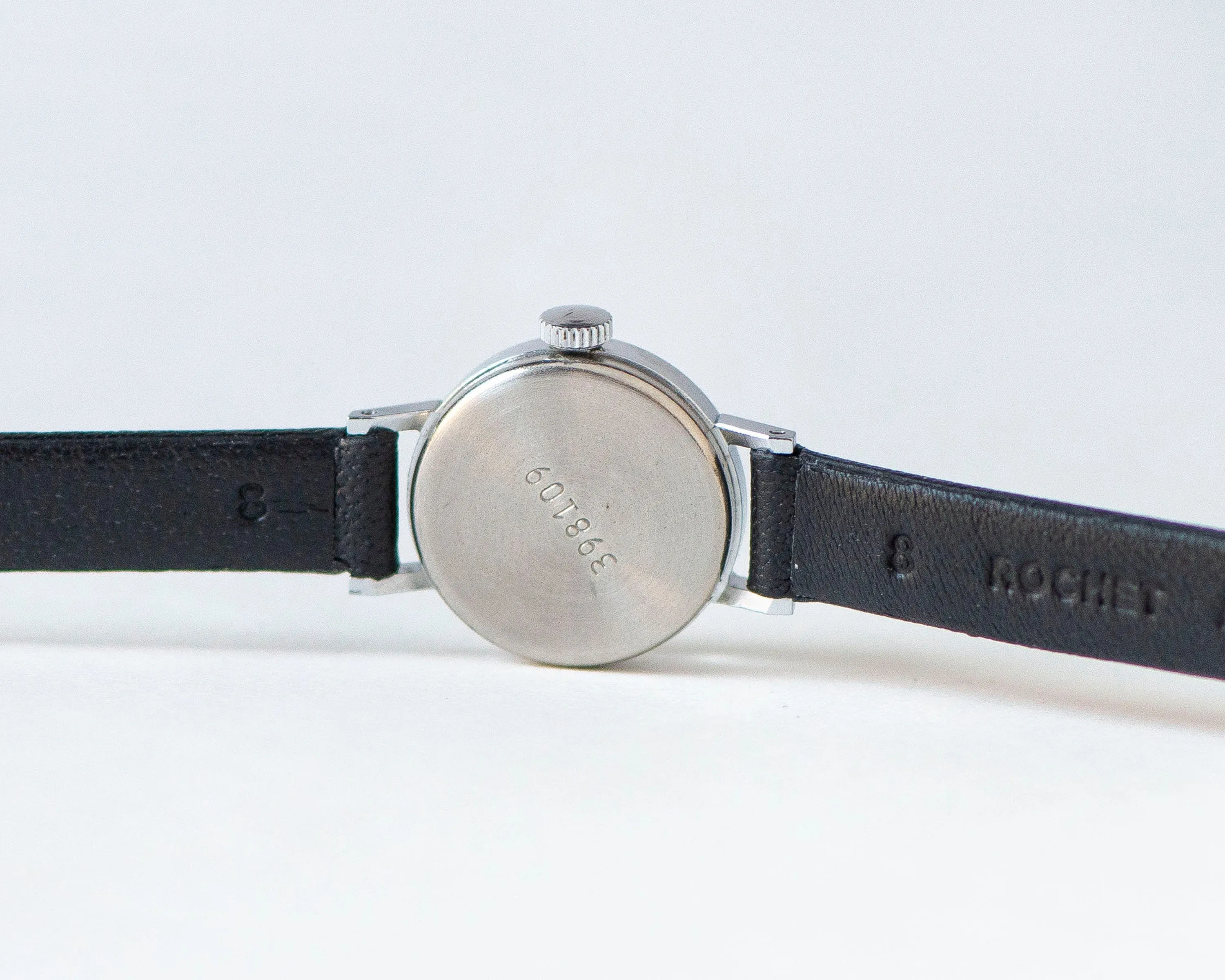 Delicate lady's watch classic Seagull vintage, silver shade watch for women small accessory gift, micro watch lady, new genuine leather band
