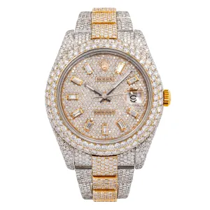 Diamond Datejust 2 Two-Tone Yellow 41mm 27ctw