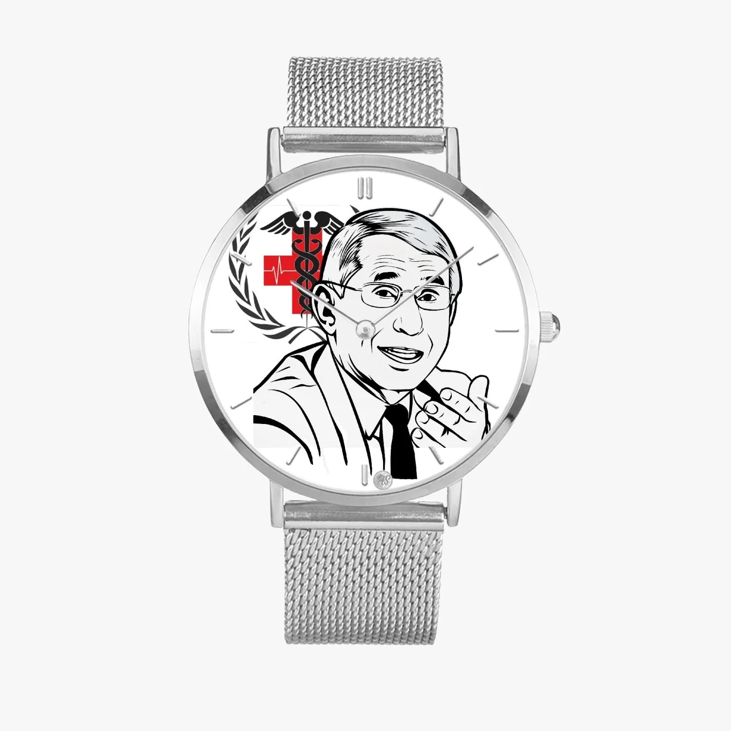Dr. Fauci - Practical and Stylish Ultra-thin Stainless Steel Quartz Watch (With Indicators)