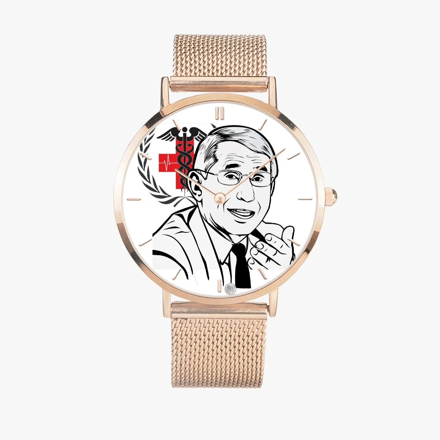 Dr. Fauci - Practical and Stylish Ultra-thin Stainless Steel Quartz Watch (With Indicators)