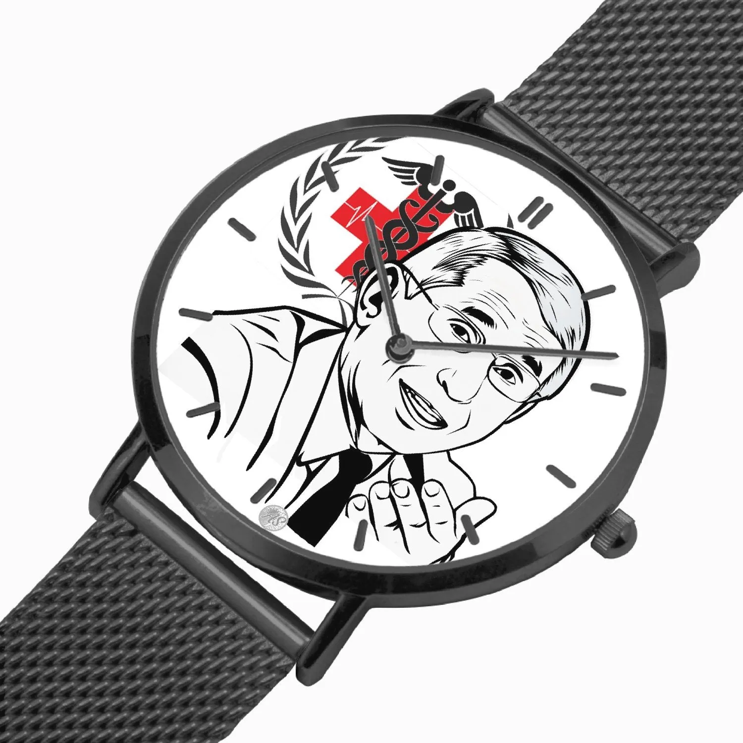 Dr. Fauci - Practical and Stylish Ultra-thin Stainless Steel Quartz Watch (With Indicators)