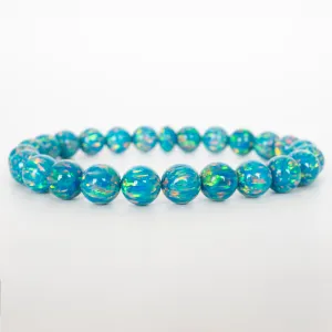 Dragon's Egg Opal Beaded Bracelet