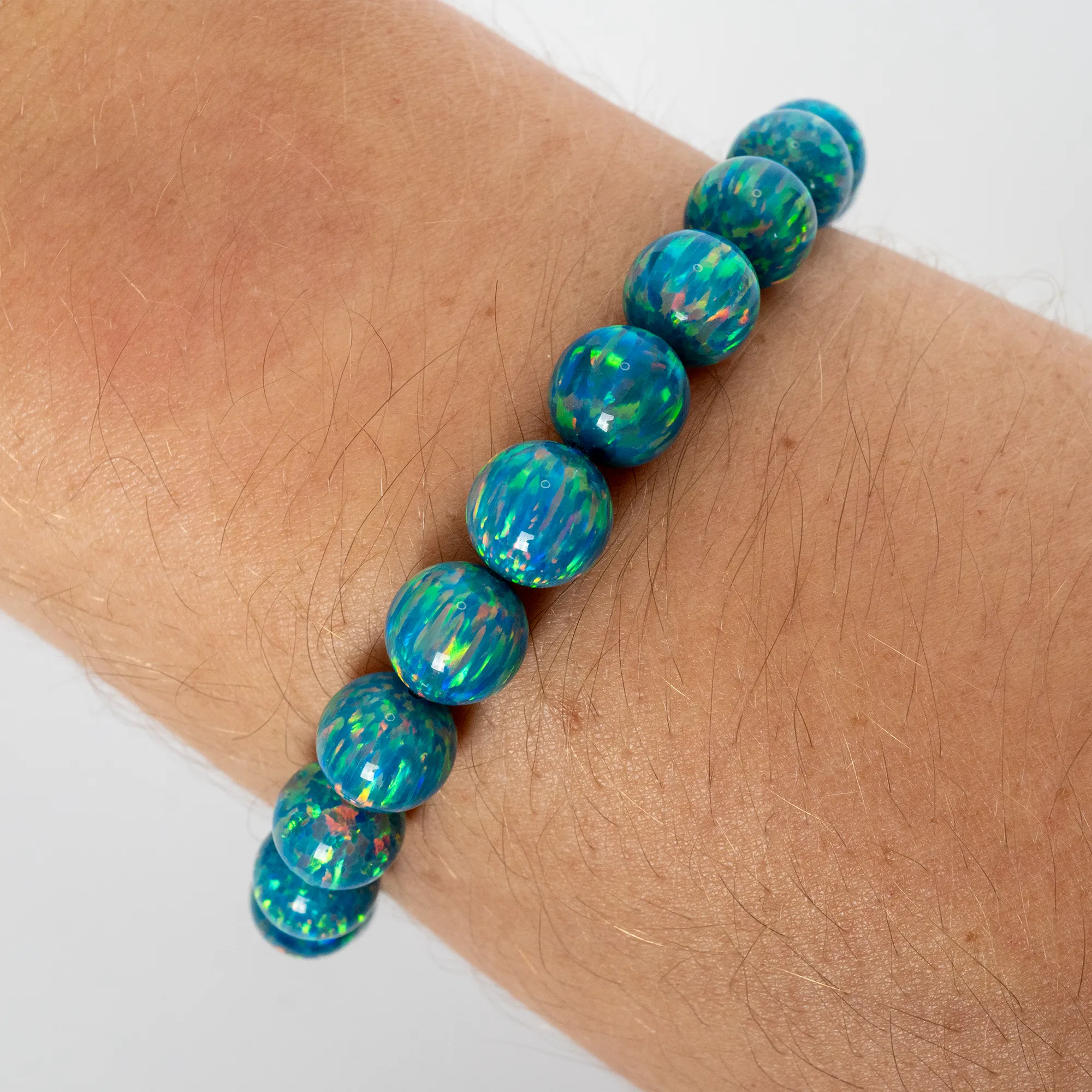 Dragon's Egg Opal Beaded Bracelet