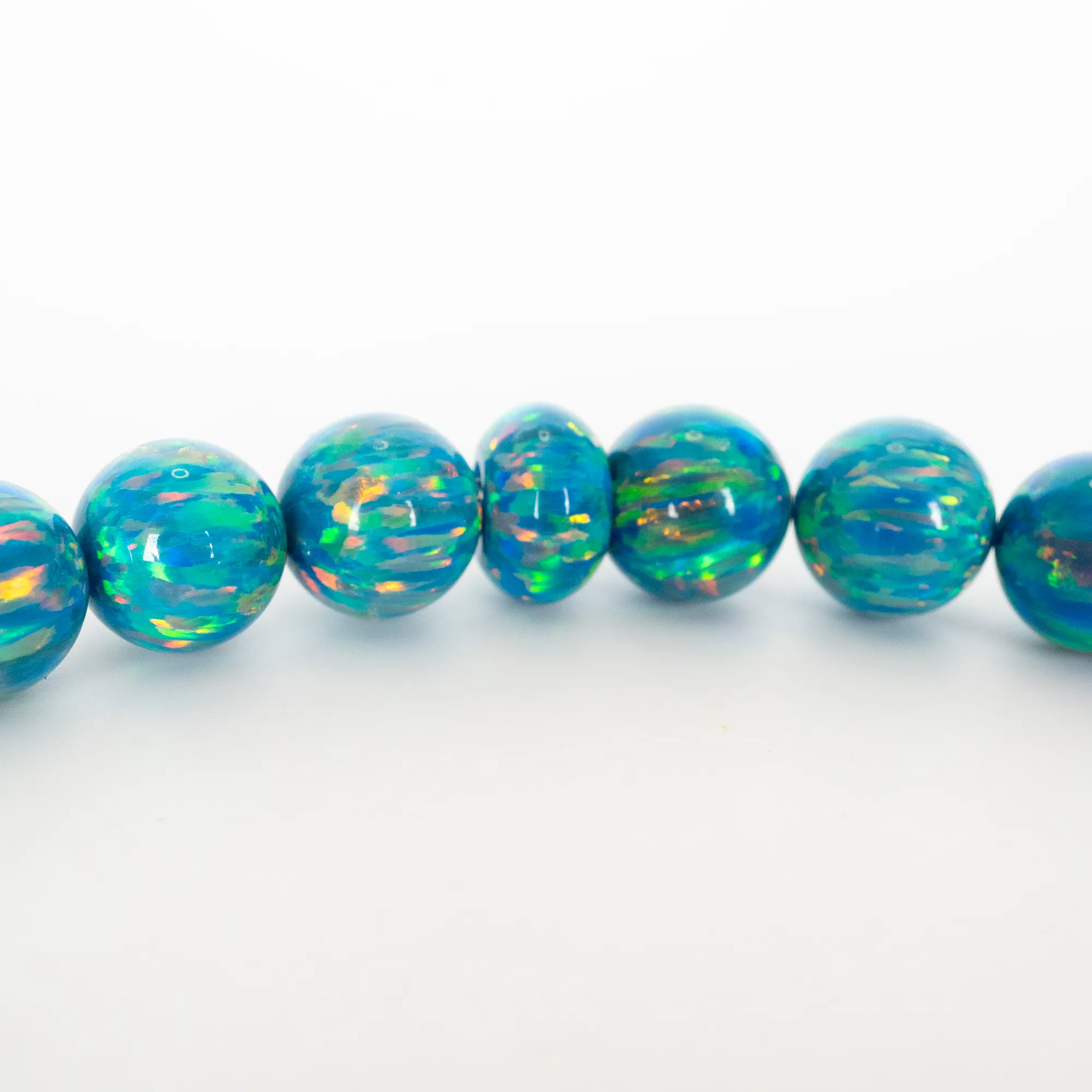 Dragon's Egg Opal Beaded Bracelet