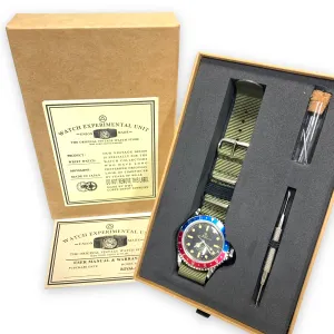DS! WMT Royal Marine / Pepsi Pilot Bezel / Sea Diver Dial Watch 218-08
