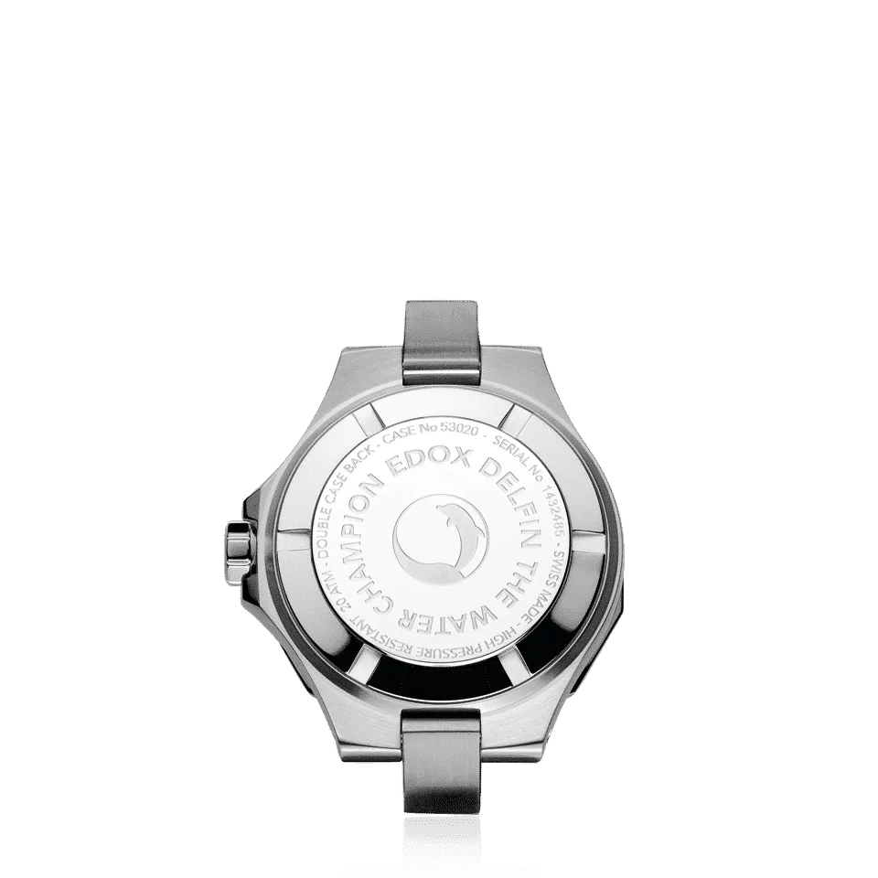 EDOX SWISS MADE 53020-3D120M-BUCND DELFIN THE ORIGINAL DIVER DATE LADY