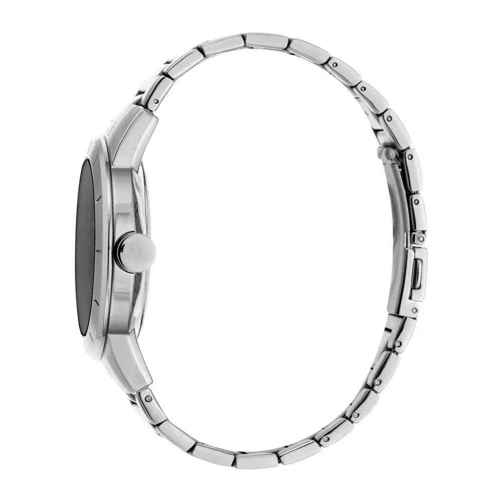 Esprit Men's Stainless Steel Watch Black Dial & Metal Bracelet