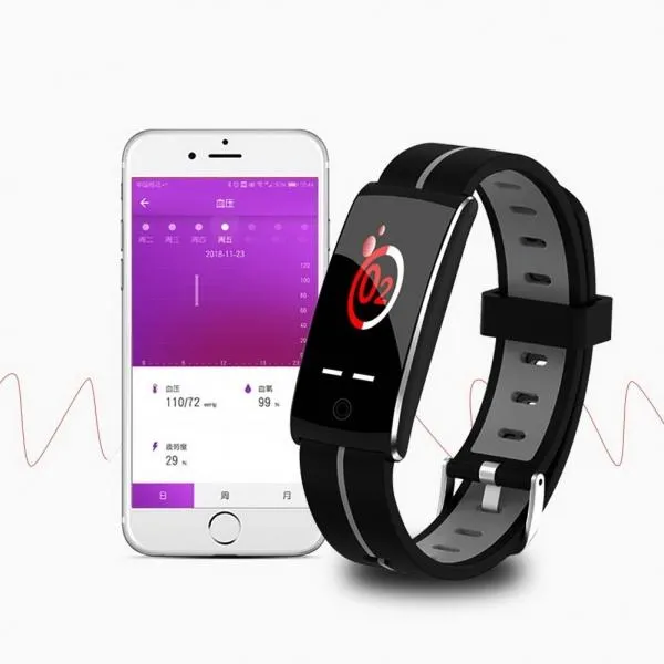 F10  Waterproof Bluetooth Sleep Heart Rate Blood Pressure Oxygen Monitoring Fitness Tracker Smart Bracelet Wristband for IOS 8.0 Android 4.4 & above - Green