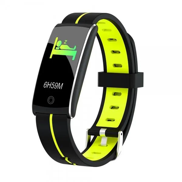 F10  Waterproof Bluetooth Sleep Heart Rate Blood Pressure Oxygen Monitoring Fitness Tracker Smart Bracelet Wristband for IOS 8.0 Android 4.4 & above - Green
