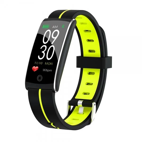 F10  Waterproof Bluetooth Sleep Heart Rate Blood Pressure Oxygen Monitoring Fitness Tracker Smart Bracelet Wristband for IOS 8.0 Android 4.4 & above - Green