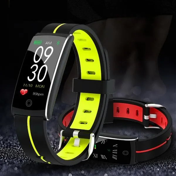 F10  Waterproof Bluetooth Sleep Heart Rate Blood Pressure Oxygen Monitoring Fitness Tracker Smart Bracelet Wristband for IOS 8.0 Android 4.4 & above - Green