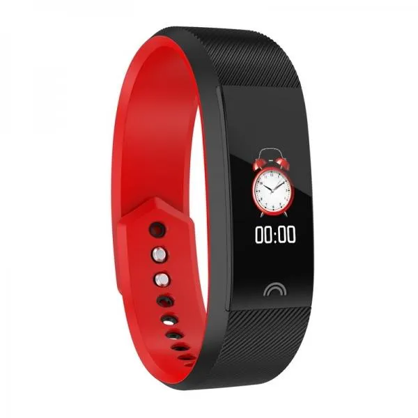 F6 Waterproof Multi-sport Mode Tracker Heart Rate Blood Pressure Sleep Monitor Strap Replaceable Bluetooth Smart Bracelet - Black