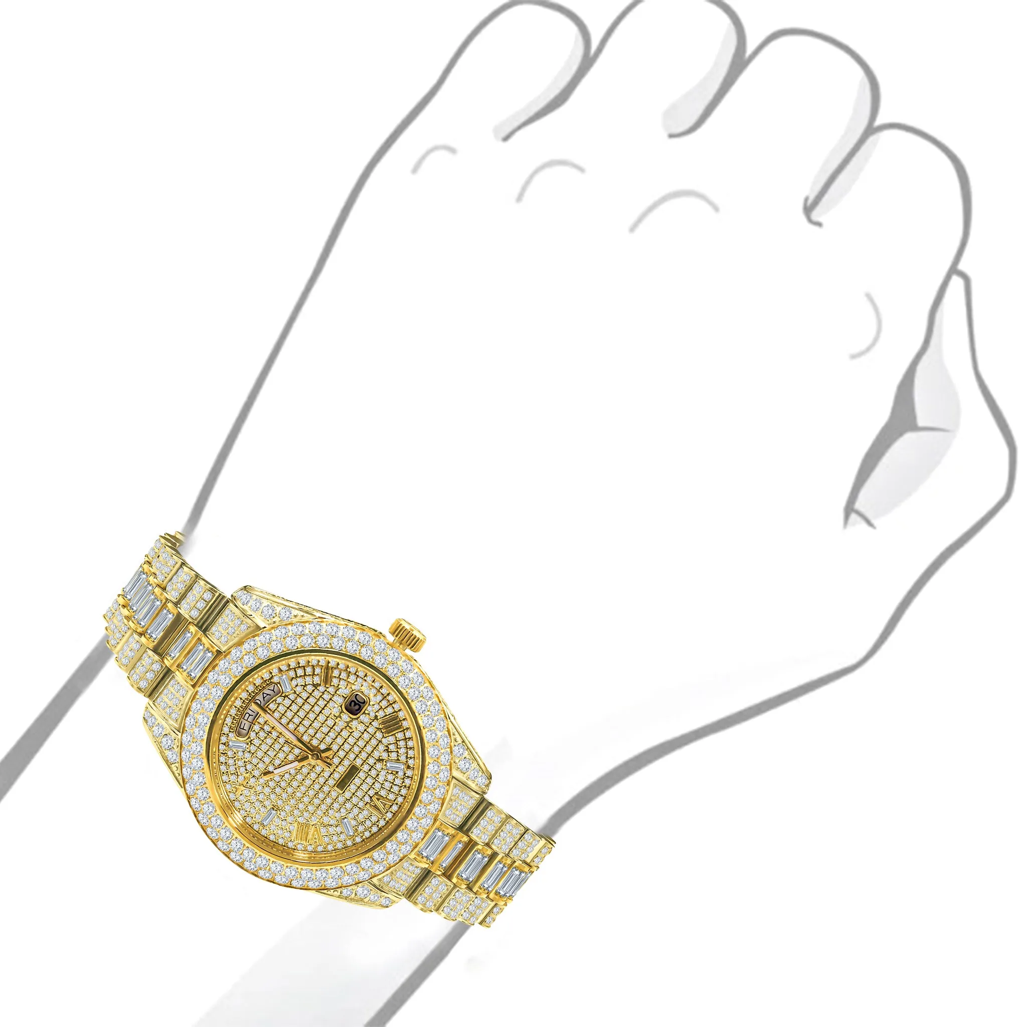 FANCIFUL CRYSTAL WATCH  | 530762