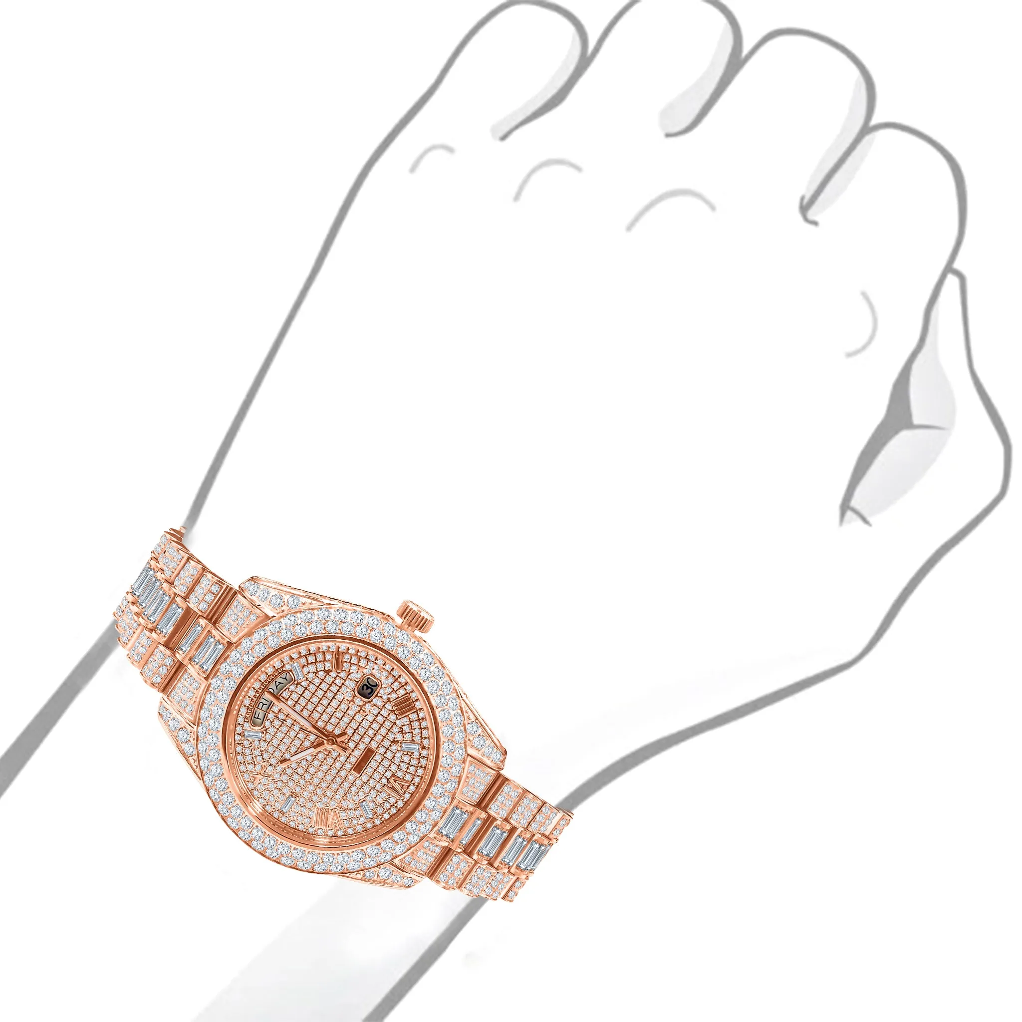 FANCIFUL CRYSTAL WATCH  | 530765