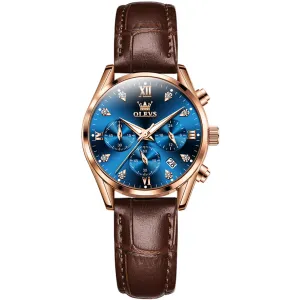 Fashion Multifunctional Waterproof Quartz Watch Women's Watch