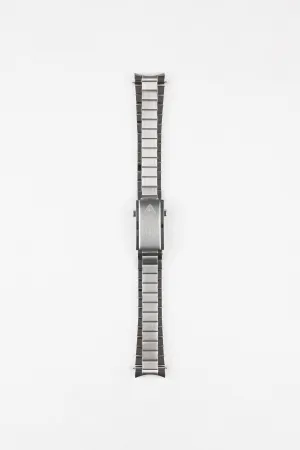 Forstner CONTEMPORARY FLAT LINK Stainless Steel Watch Bracelet with Push-Button Clasp for OMEGA Seamaster - POLISHED/BRUSHED