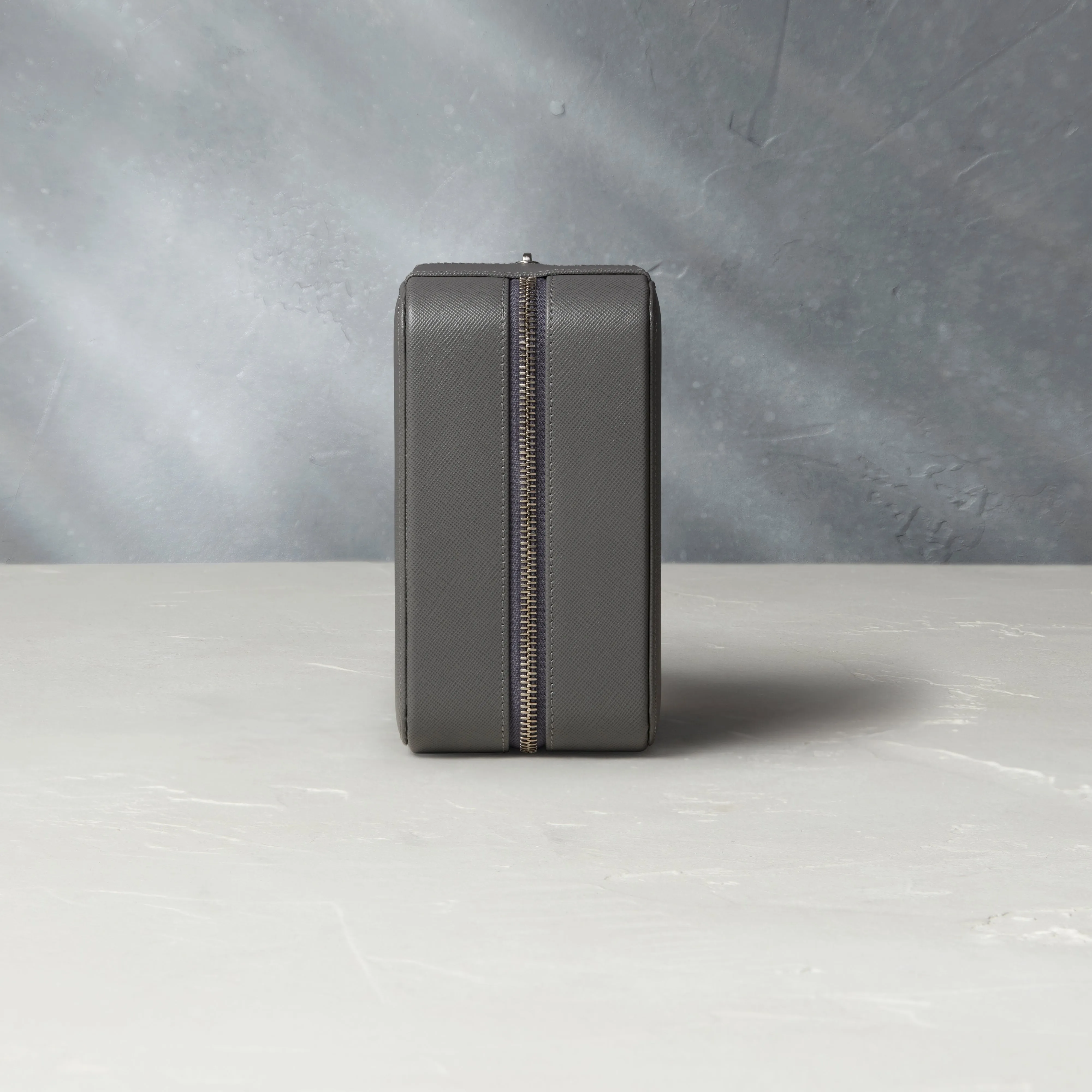 four-watch box, saffiano