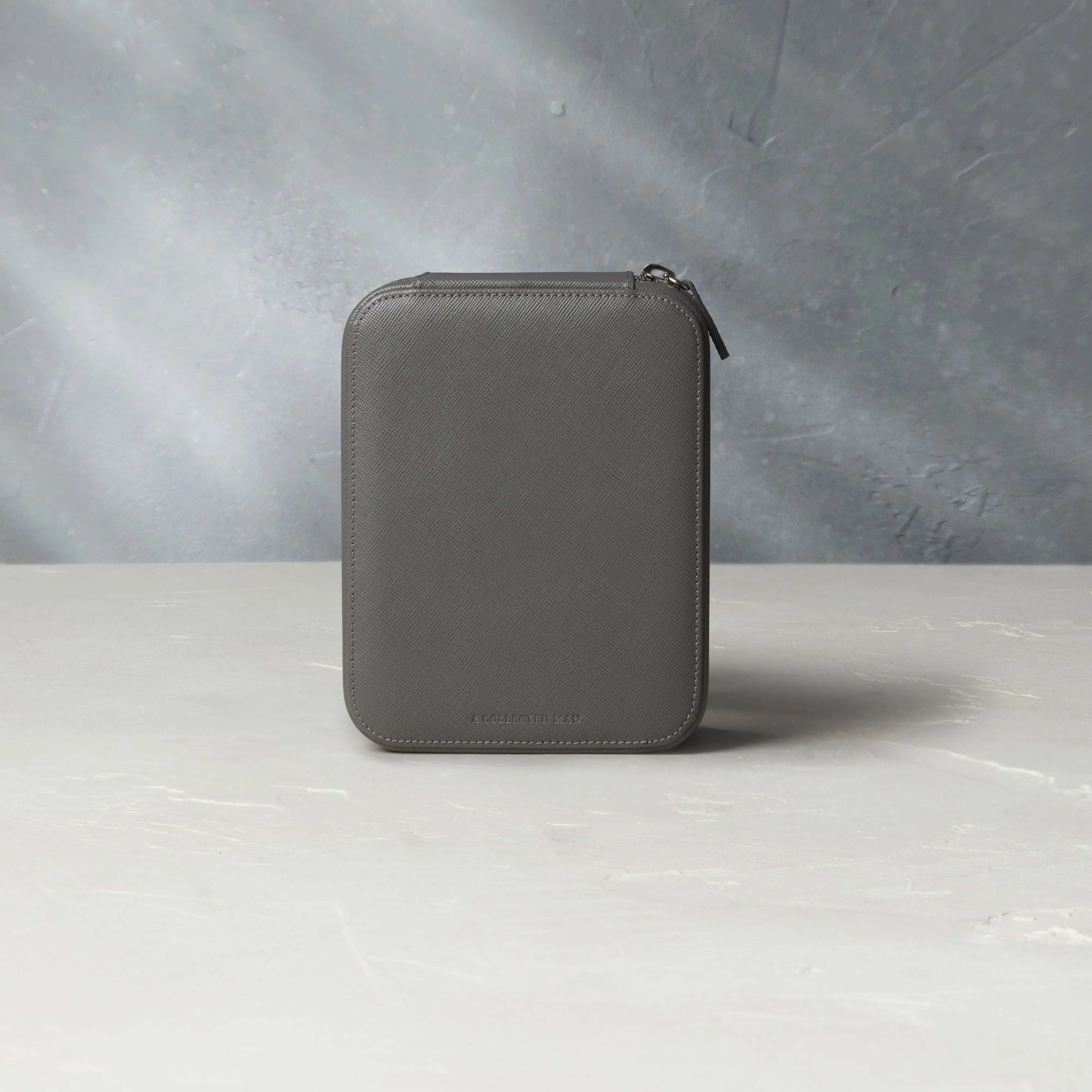 four-watch box, saffiano