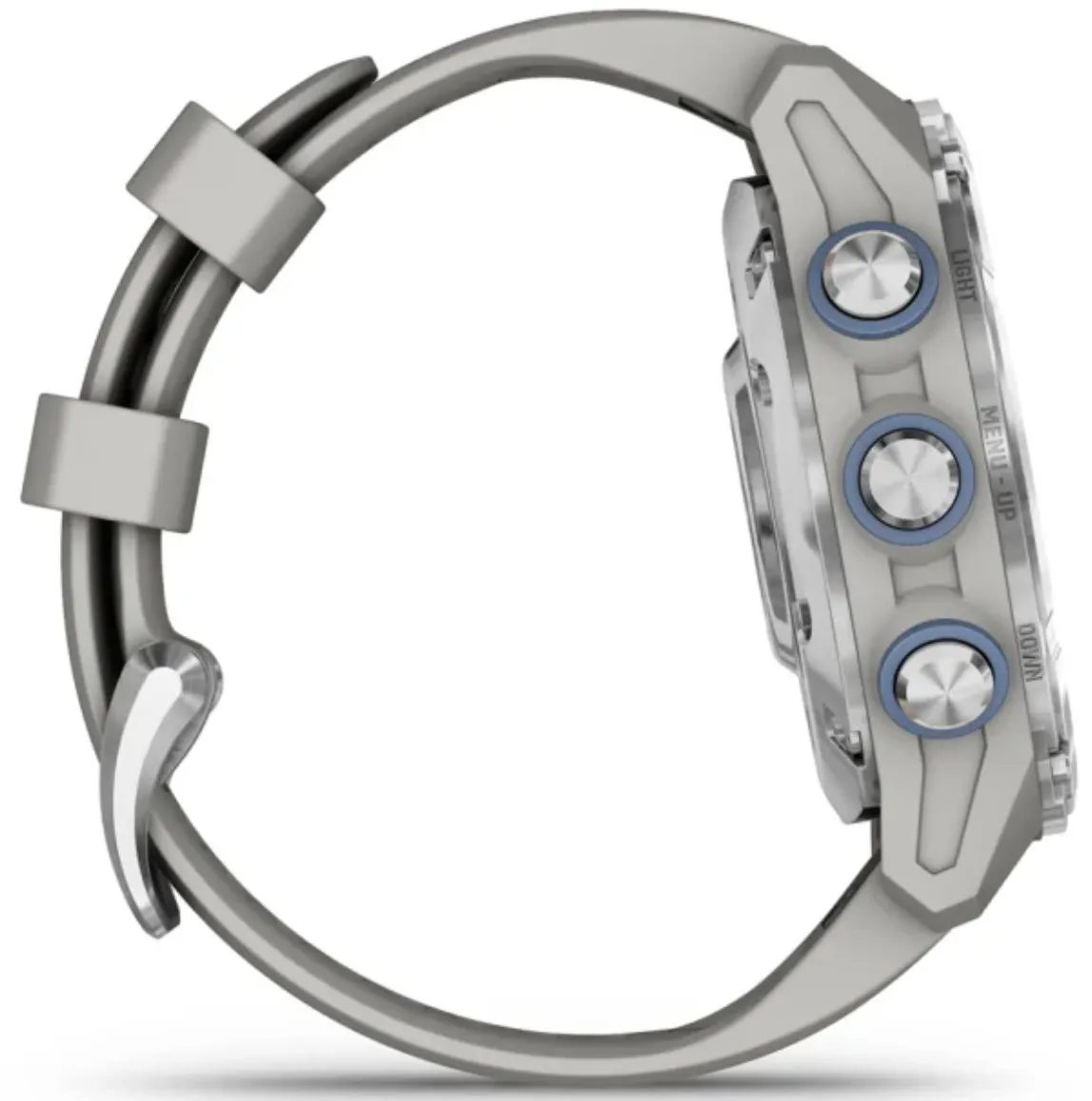Garmin Descent MK3 Fog Grey Silicone Watch