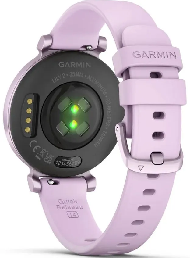 Garmin Lily 2 Metallic Lilac Lilac Silicone Watch