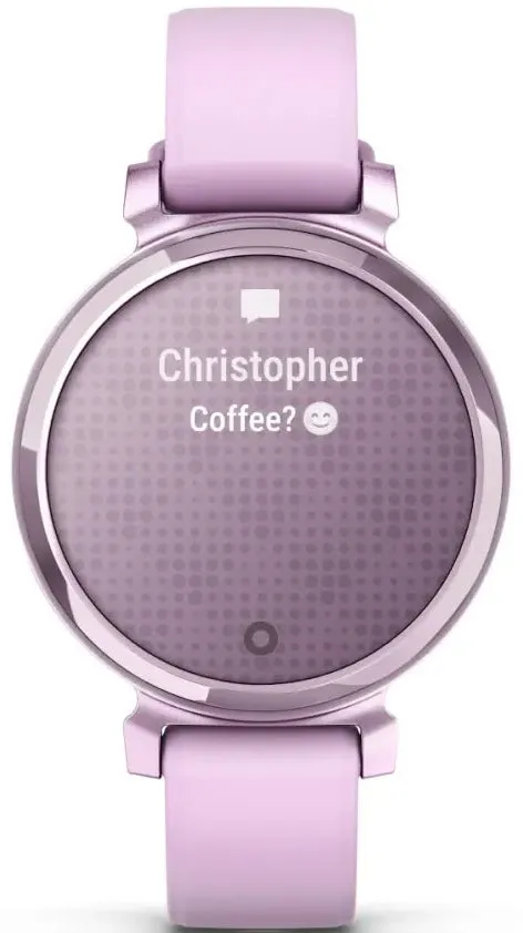 Garmin Lily 2 Metallic Lilac Lilac Silicone Watch