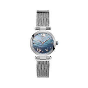 Gc Ladies Stainless Steel Watch MOP Dial With Metal Bracelet