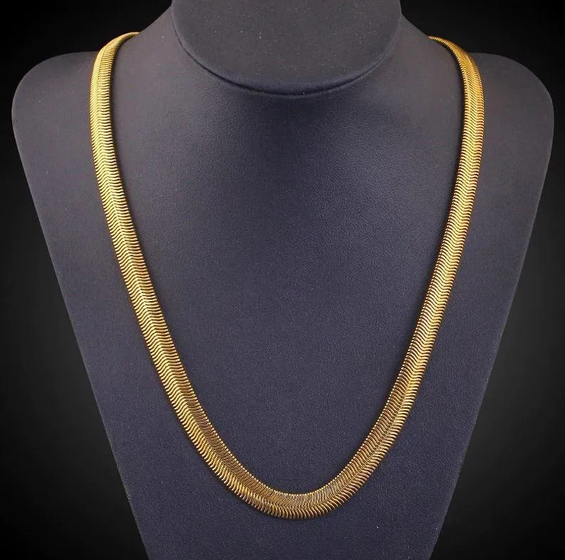 GOLD HERRINGBONE CHAIN