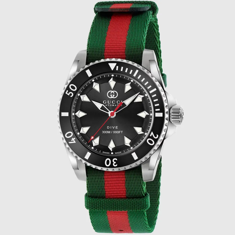 Gucci Dive 40mm Automatic Men's Watch YA136364