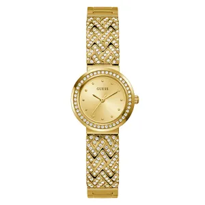 Guess Women's Watch Gold Tone Case Quartz