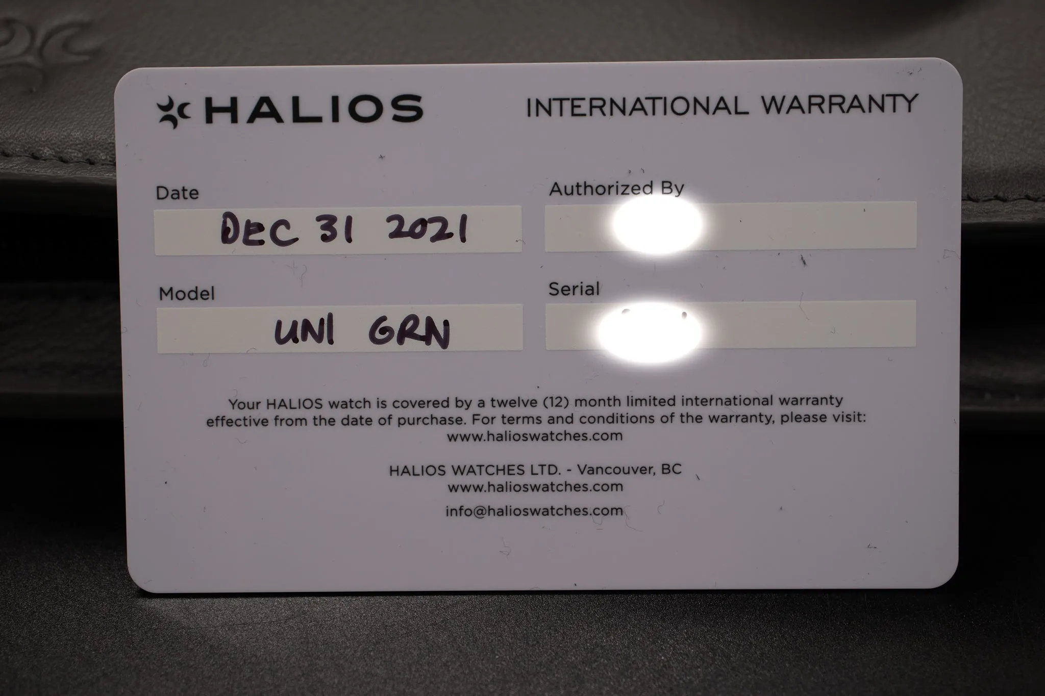 Halios Universa Huckberry Limited Edition