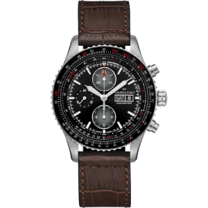 Hamilton Khaki Aviation Converter Auto Chrono Automatic Black Dial H76726530