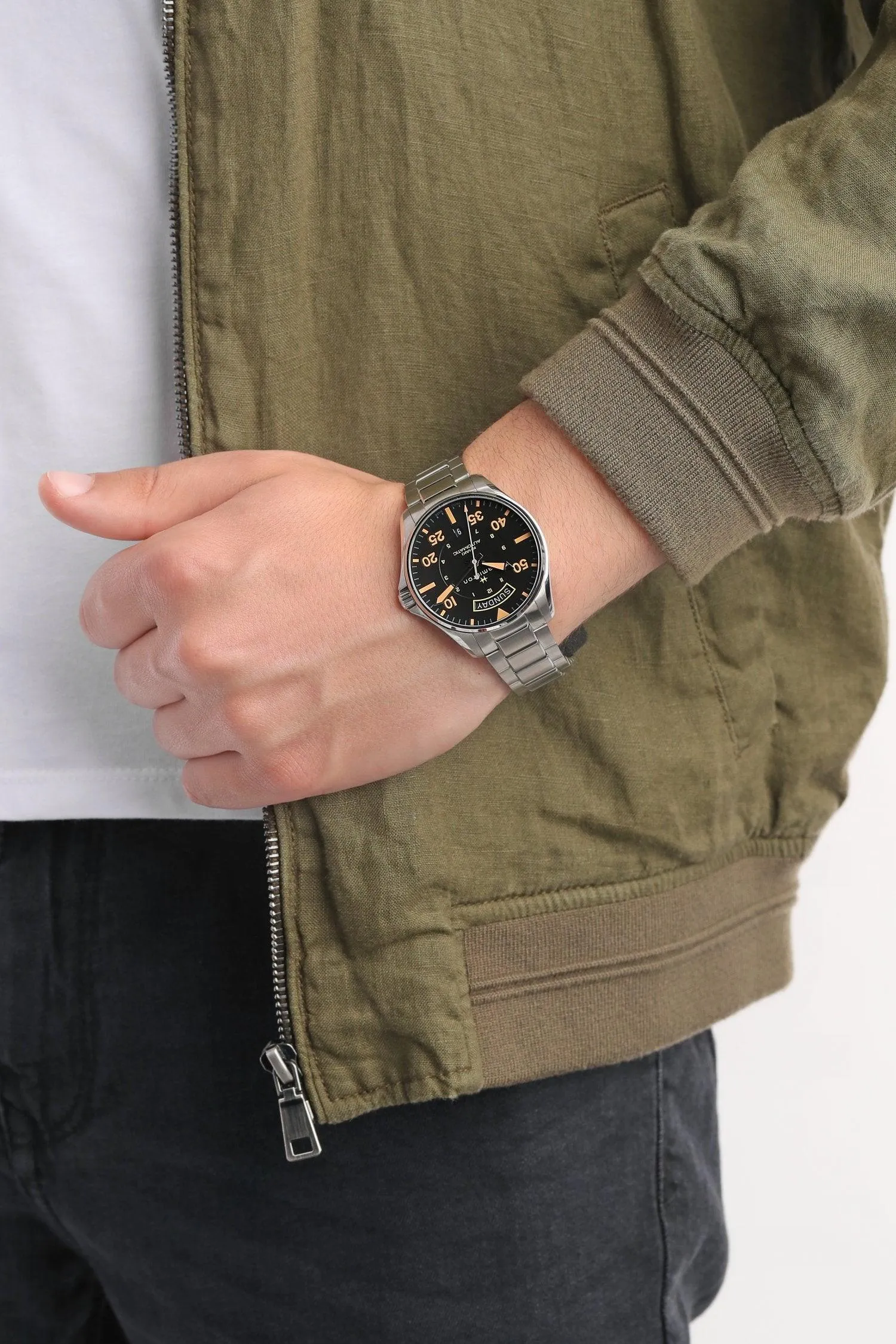 Hamilton Khaki Aviation Day Date Automatic Men's Watch H64645131