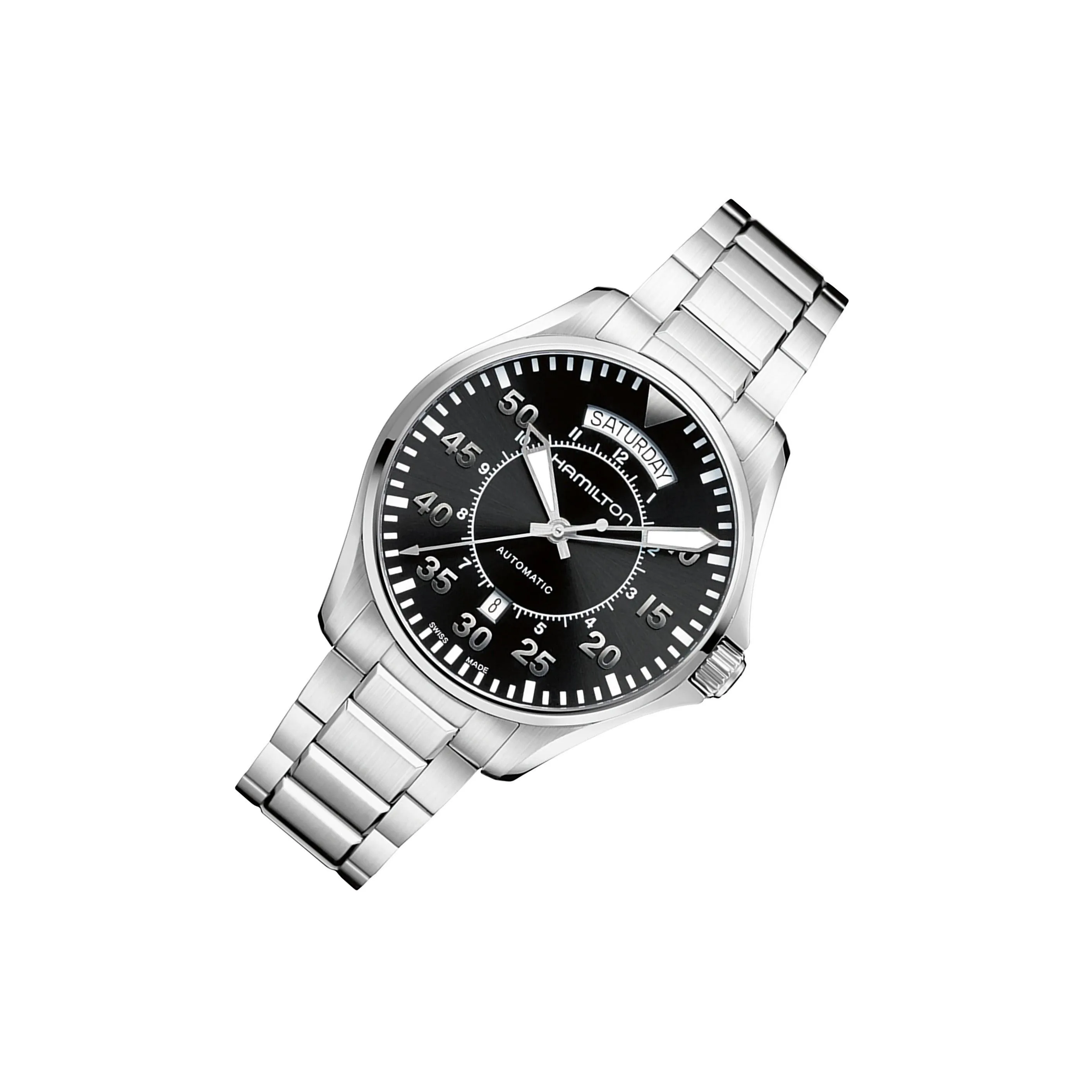 Hamilton Khaki Aviation Pilot Day Date Automatic Men's Watch H64615135