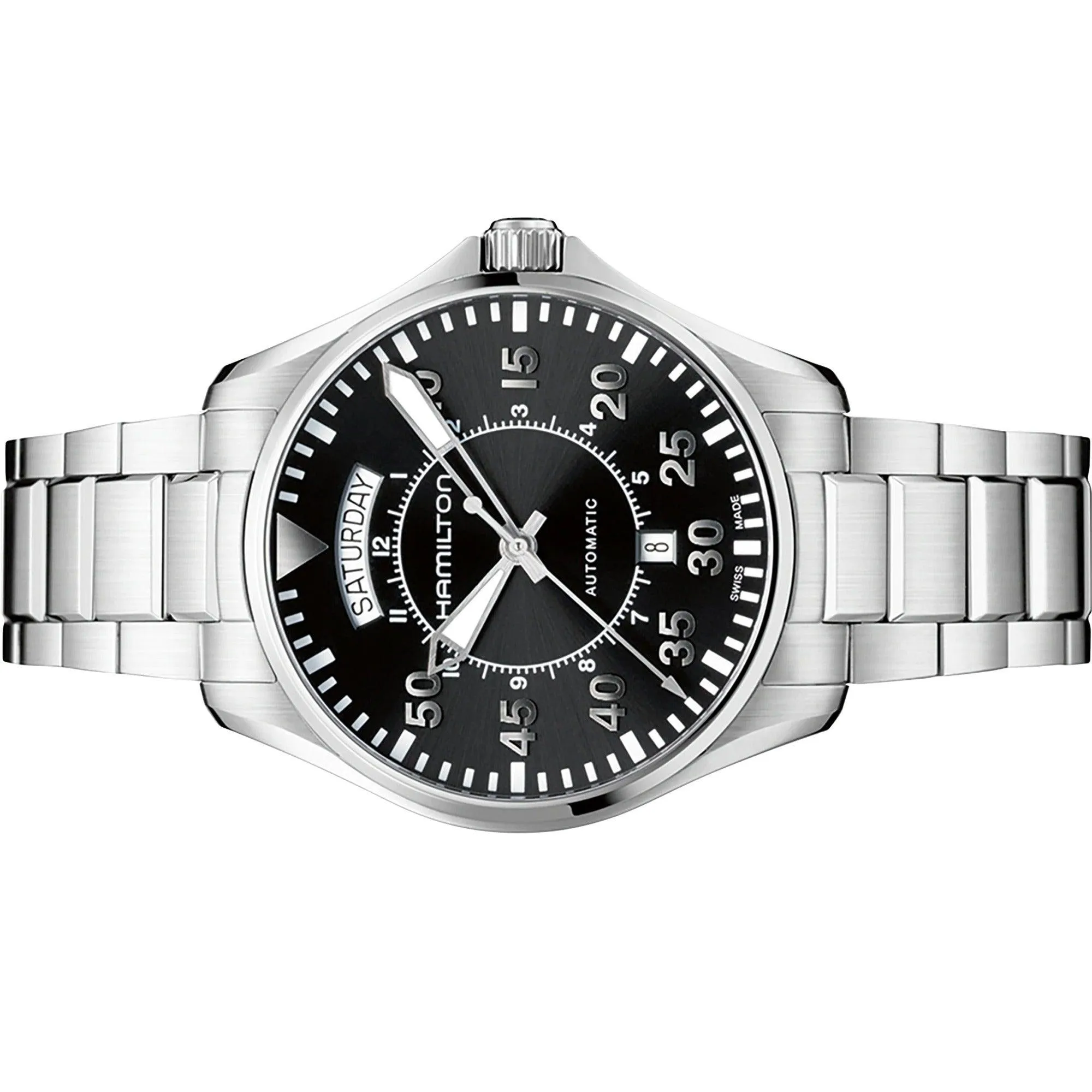 Hamilton Khaki Aviation Pilot Day Date Automatic Men's Watch H64615135