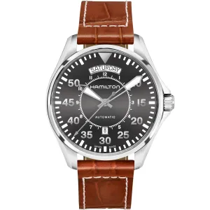 Hamilton Khaki Aviation Pilot Day Date Automatic Men's Watch H64615585