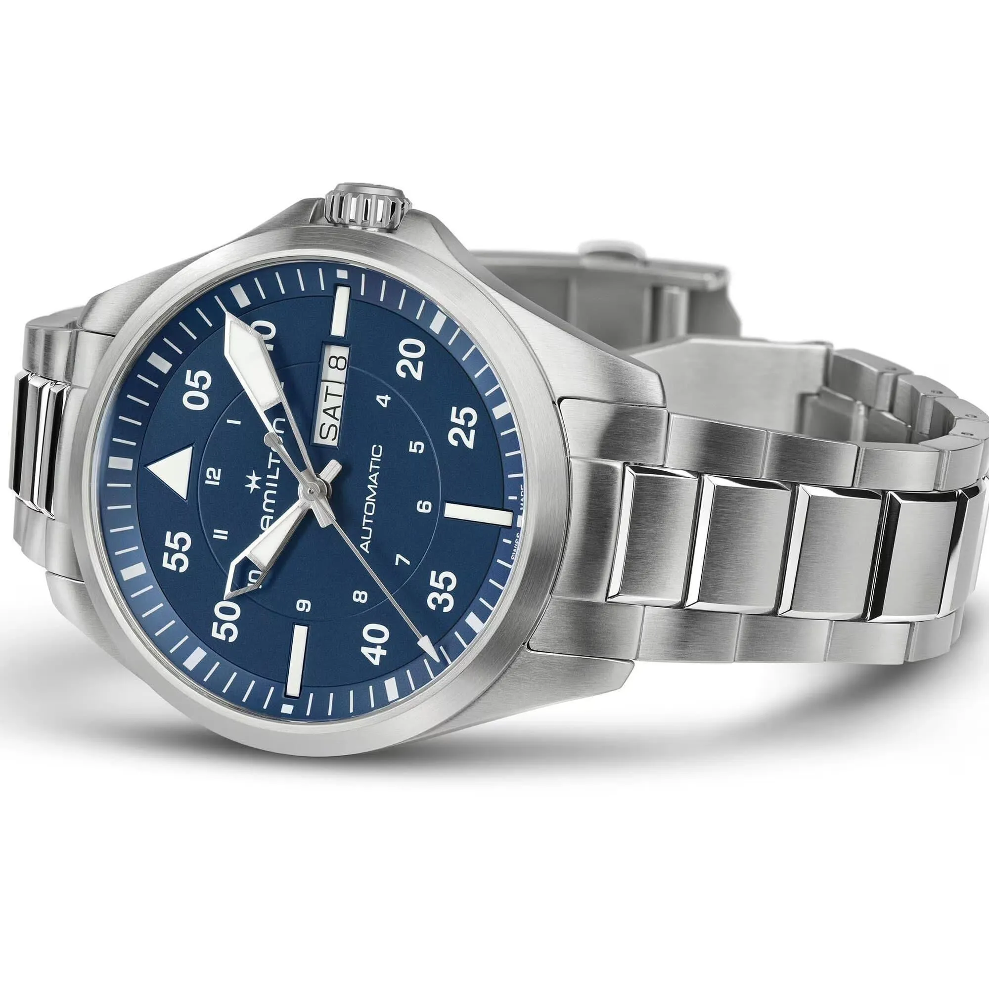 Hamilton Khaki Aviation Pilot Day Date Automatic Men's Watch H64635140