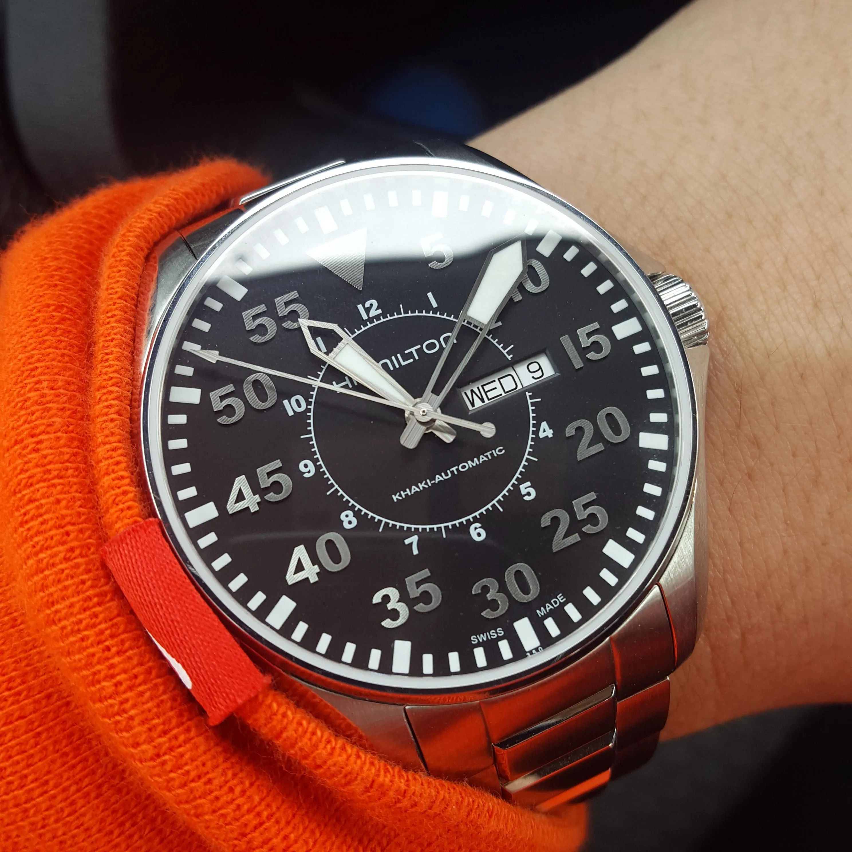 Hamilton Khaki Aviation Pilot Day Date Automatic Men's Watch H64715135